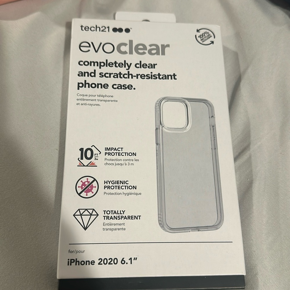 Tech 21 Evo Clear Iphone 2020 6.1” Case